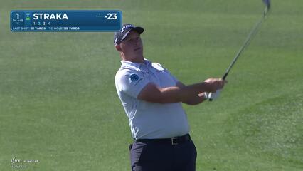 Sepp Straka | Round 4 | 1st hole | Shot 2 | 2025 The American Express