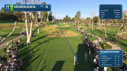 Collin Morikawa | Round 2 | 17th hole | Shot 1 | 2026 The Genesis
