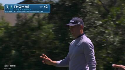 Justin Thomas | Round 2 | 7th hole | Shot 3 | 2025 Valspar