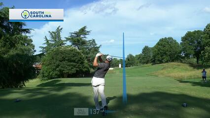 Pierceson Coody | Round 4 | 17th hole | Shot 1 | 2025 BMW Charity Pro-Am