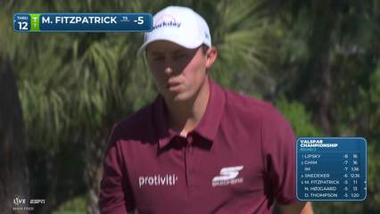 Matt Fitzpatrick | Round 2 | 3rd hole | Shot 4 | 2026 Valspar
