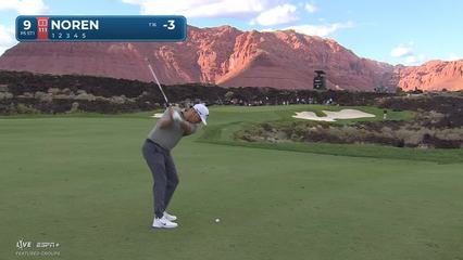 Alex Noren | Round 1 | 9th hole | Shot 3 | 2025 Bank of Utah