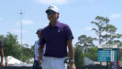 Min Woo Lee | Round 4 | 3rd hole | Shot 5 | 2026 Texas Children's