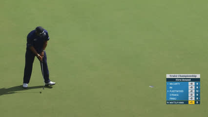 Hideki Matsuyama | Round 1 | 9th hole | Shot 3 | 2026 Truist Championship