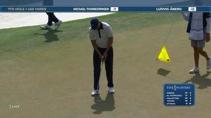 Ludvig Aberg | Round 4 | 7th hole | Shot 4 | 2026 THE PLAYERS