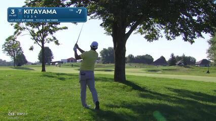 Kurt Kitayama | Round 3 | 3rd hole | Shot 2 | 2025 3M Open