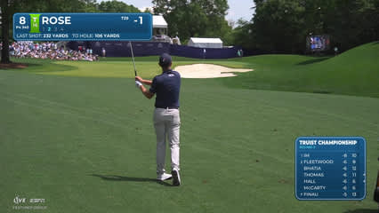 Justin Rose | Round 2 | 8th hole | Shot 2 | 2026 Truist Championship