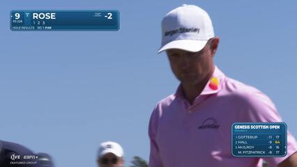 Justin Rose | Round 2 | 9th hole | Shot 1 | 2025 Genesis Scottish Open