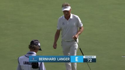 Bernhard Langer | Round 1 | 18th hole | Shot 5 | 2025 Chubb Classic
