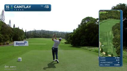 Patrick Cantlay | Round 3 | 15th hole | Shot 1 | 2025 The Sentry