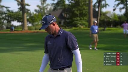 Max Greyserman | 2024 Wyndham | Round 4 | 9th hole | Shot 2