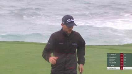 Russell Henley | Round 3 | 9th hole | Shot 4 | 2025 AT&T Pebble Beach