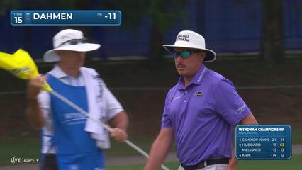 Joel Dahmen | Round 4 | 15th hole | Shot 5 | 2025 Wyndham