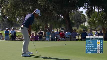 Eric Cole | Round 3 | 8th hole | Shot 4 | 2025 The RSM Classic