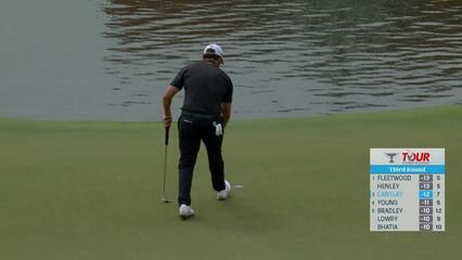 Patrick Cantlay | Round 3 | 8th hole | Shot 4 | 2025 TOUR Championship