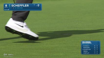 Scottie Scheffler | Round 4 | 8th hole | Shot 3 | 2025 Genesis