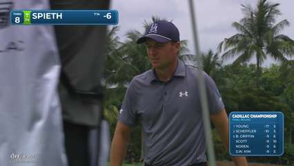 Jordan Spieth | Round 4 | 8th hole | Shot 4 | 2026 Cadillac