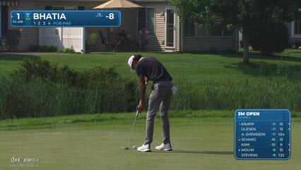 Akshay Bhatia | Round 2 | 1st hole | Shot 4 | 2025 3M Open