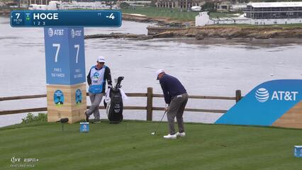 Tom Hoge | Round 1 | 7th hole | Shot 1 | 2025 AT&T Pebble Beach