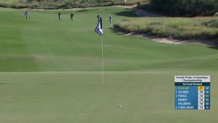 Nick Dunlap | Round 2 | 4th hole | Shot 2 | 2025 World Wide Technology