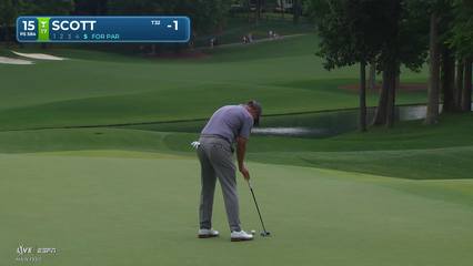 Adam Scott | Round 3 | 15th hole | Shot 5 | 2026 Truist Championship