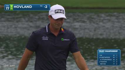 Viktor Hovland | Round 3 | 17th hole | Shot 4 | 2026 Truist Championship