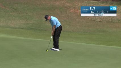 Ernie Els | Round 3 | 6th hole | Shot 3 | 2025 Mitsubishi