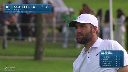 Scottie Scheffler | Round 4 | 18th hole | Shot 2 | 2025 Genesis