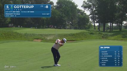 Chris Gotterup | Round 2 | 5th hole | Shot 2 | 2025 3M Open