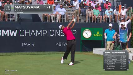 Hideki Matsuyama | Round 2 | 1st hole | Shot 1 | 2025 BMW Championship