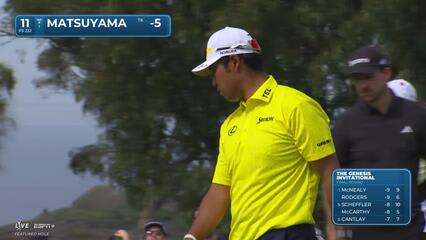Hideki Matsuyama | Round 4 | 11th hole | Shot 4 | 2025 Genesis