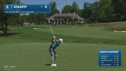 Jake Knapp | Round 1 | 6th hole | Shot 2 | 2025 Wyndham