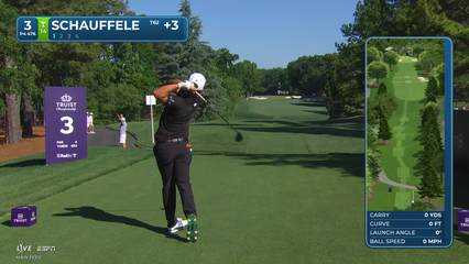Xander Schauffele | Round 4 | 3rd hole | Shot 1 | 2026 Truist Championship