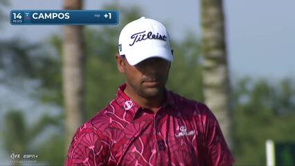 Rafael Campos | Round 1 | 14th hole | Shot 3 | 2025 Mexico Open