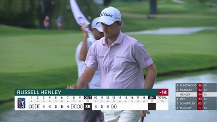 Russell Henley | Round 4 | 13th hole | Shot 4 | 2025 Travelers