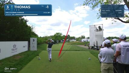 Justin Thomas | Round 1 | 3rd hole | Shot 1 | 2025 Truist Championship