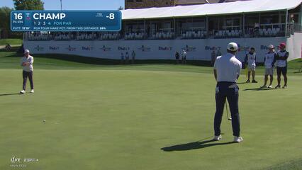 Cameron Champ | Round 2 | 16th hole | Shot 5 | 2025 THE CJ CUP