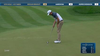 Keegan Bradley | Round 4 | 10th hole | Shot 4 | 2025 THE PLAYERS