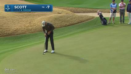 Adam Scott | Round 2 | 1st hole | Shot 4 | 2026 The American Express
