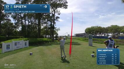 Jordan Spieth | Round 4 | 17th hole | Shot 1 | 2025 RBC Heritage