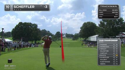 Scottie Scheffler | Round 1 | 10th hole | Shot 1 | 2025 TOUR Championship
