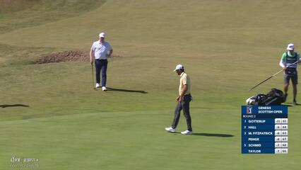Scottie Scheffler | Round 2 | 3rd hole | Shot 4 | 2025 Genesis Scottish Open