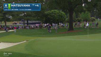 Hideki Matsuyama | Round 3 | 8th hole | Shot 2 | 2026 Truist Championship