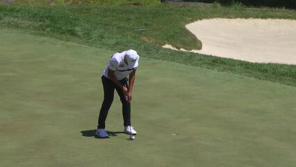 Kevin Yu | Round 1 | 16th hole | Shot 2 | 2025 John Deere