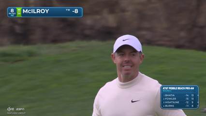 Rory McIlroy | Round 2 | 8th hole | Shot 4 | 2026 AT&T Pebble Beach