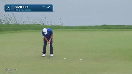 Emiliano Grillo | Round 2 | 3rd hole | Shot 2 | 2025 Valero