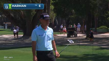 Brian Harman | Round 1 | 13th hole | Shot 3 | 2026 RBC Heritage