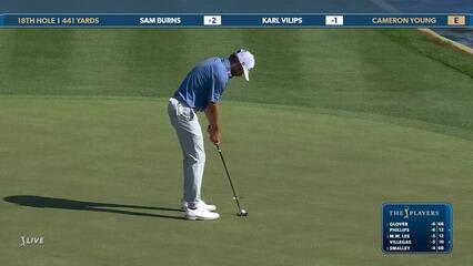 Cameron Young | Round 1 | 18th hole | Shot 3 | 2025 THE PLAYERS