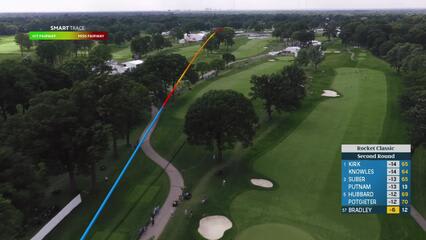 Keegan Bradley | Round 2 | 13th hole | Shot 1 | 2025 Rocket Classic