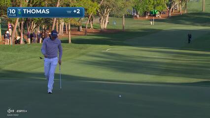 Justin Thomas | Round 2 | 10th hole | Shot 4 | 2025 Valspar